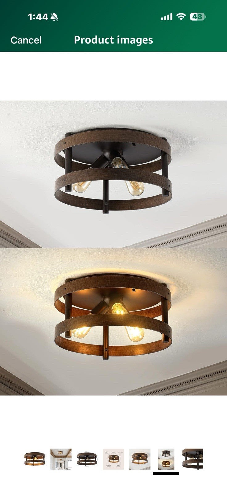 JONATHAN Y JYL1305A Cooper 16" 3-Light Farmhouse Industrial Iron LED 