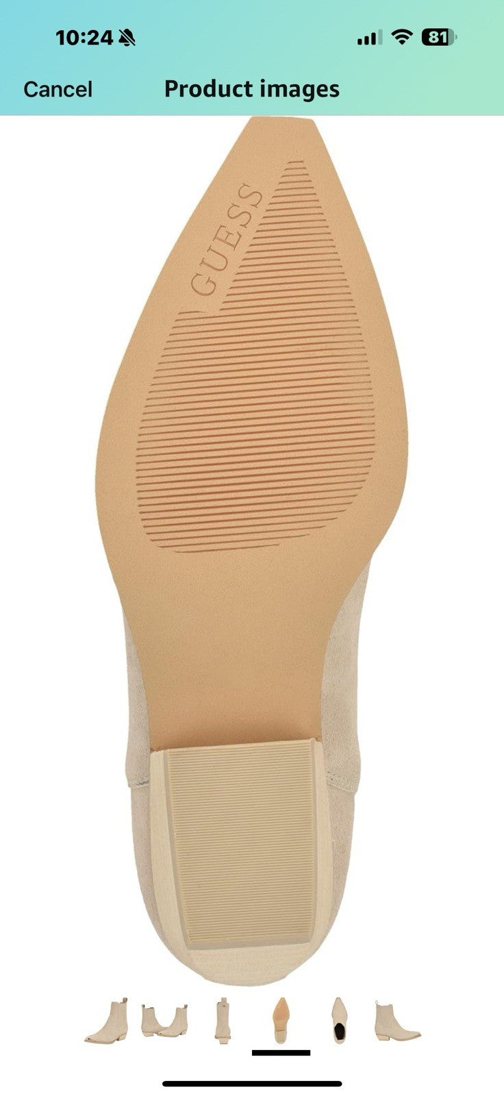 GUESS Women's Lanna Ankle Boot Size 9