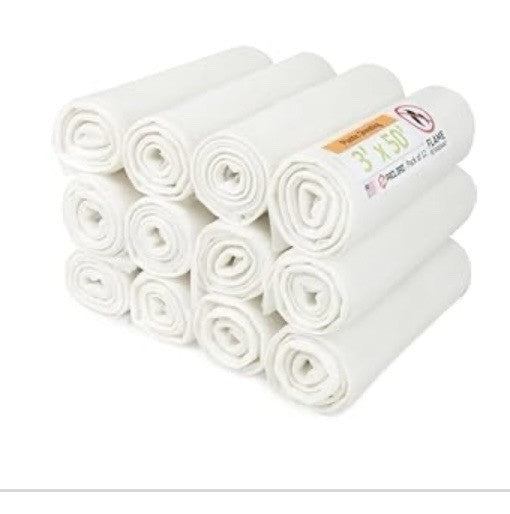 Flame Retardant Plastic Sheeting  3' x 50', 1800SqFt Pack of 12