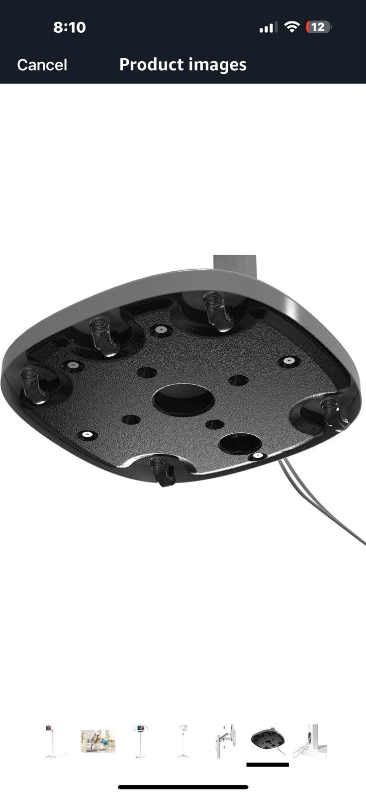CTA Digital Healthcare Grade Floor Stand with Quick Release Enclosure 