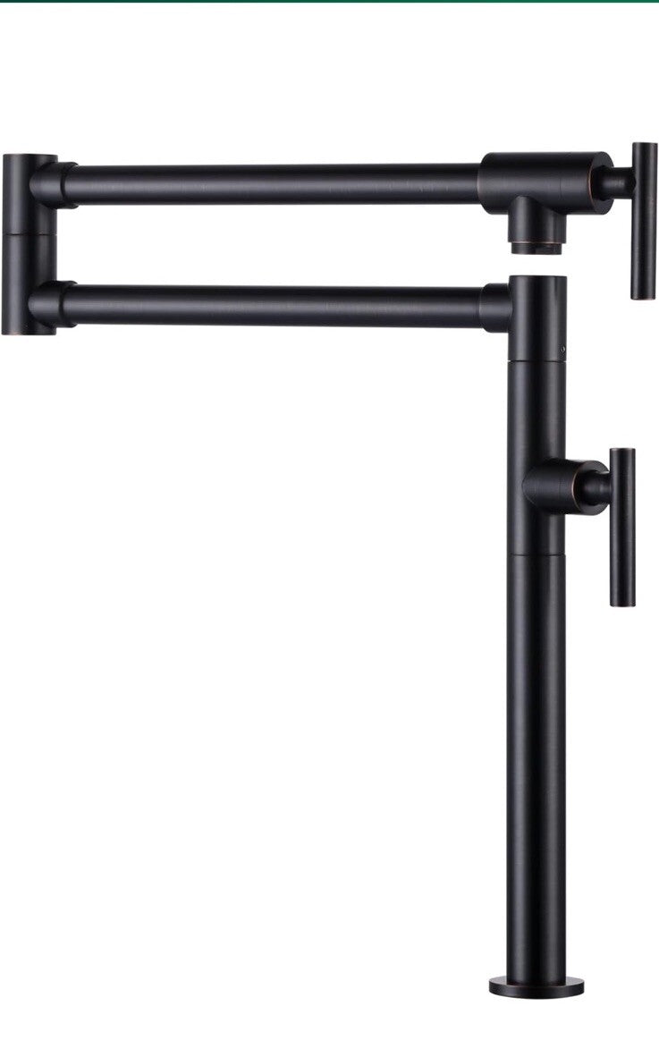 Pot Filler Faucet for Kitchen Sink, Deck Mount Pot Faucets Over Stove