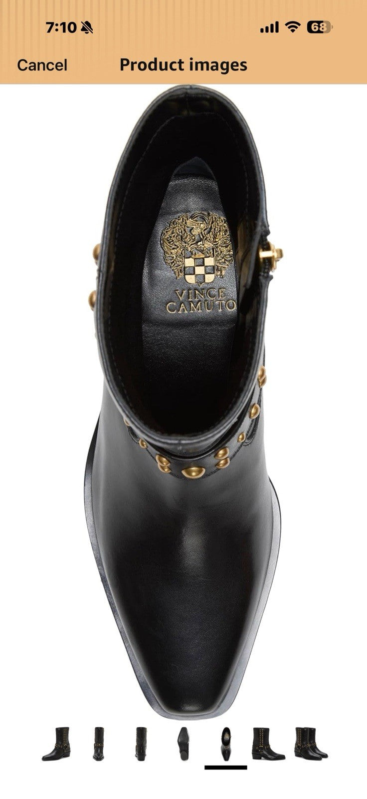 Vince Camuto Women's Roista Motorcycle Boot Size 8.5
