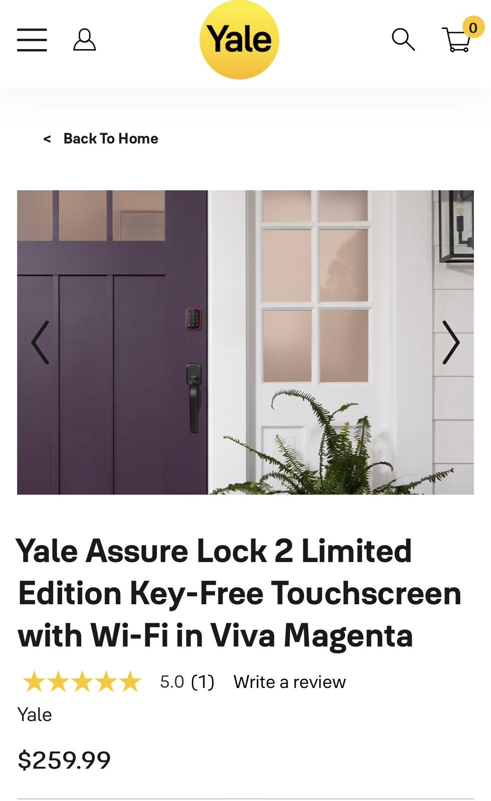 Yale Assure Lock 2 Limited Edition