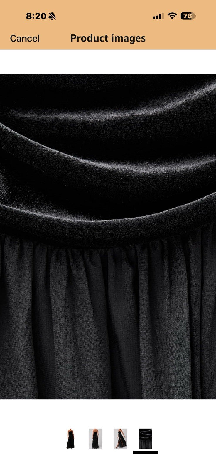 Lulus Womens Briar Velvet Strapless Dress