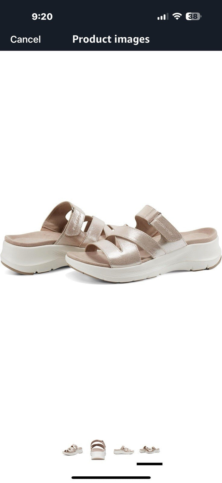 Rockport Women's Qwyn Wedge Sandal Size 11 