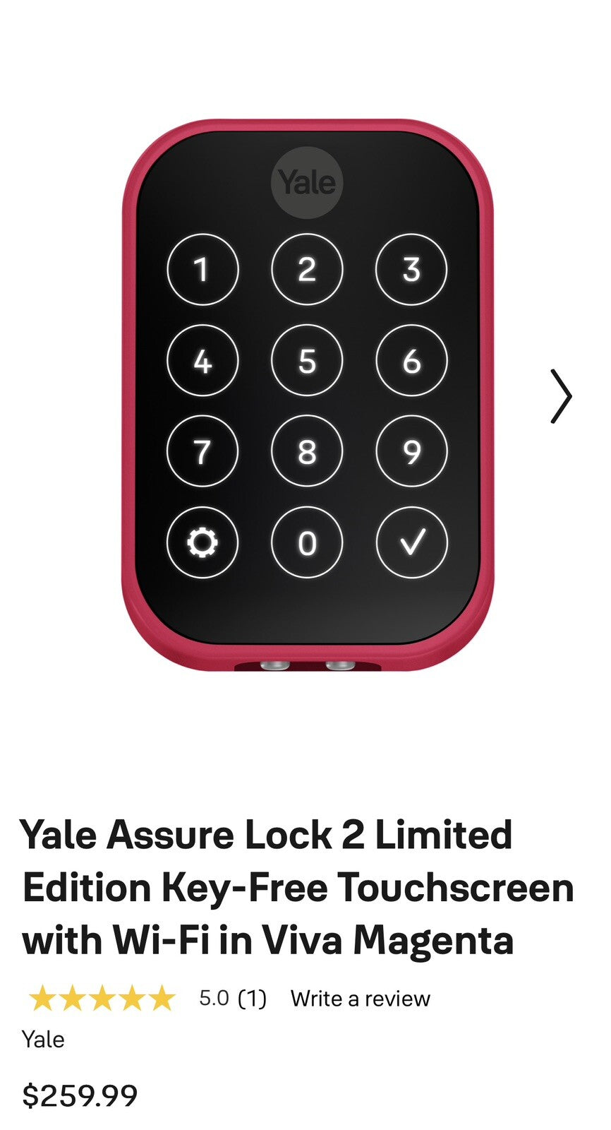 Yale Assure Lock 2 Limited Edition