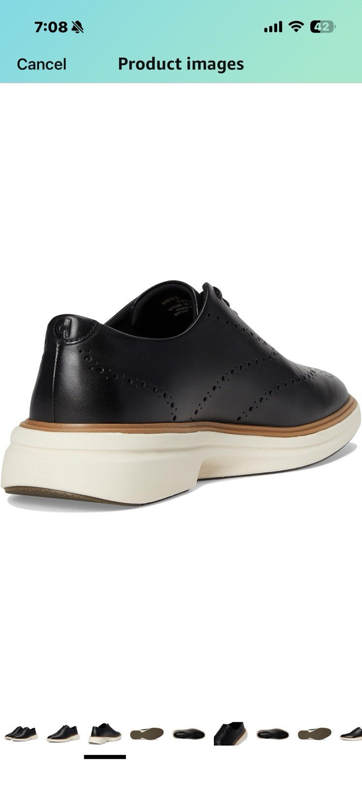 Cole Haan Men's Originalgrand Cityspectre Wingtip Oxford Size 9