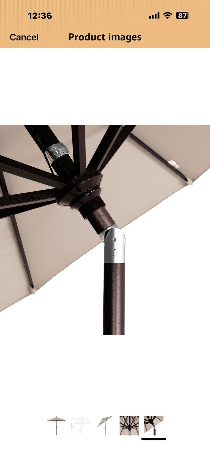 California Umbrella 12-Year-Non-Fading, 9Ft Premium Sunbrella Patio 