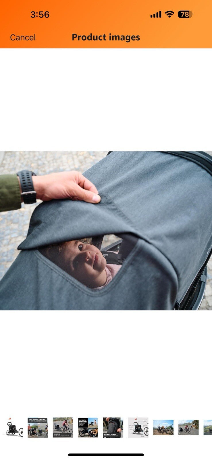 Baby Jogger City Prix Jogger x Bike Trailer – Easily Converts to Bike Trailer 