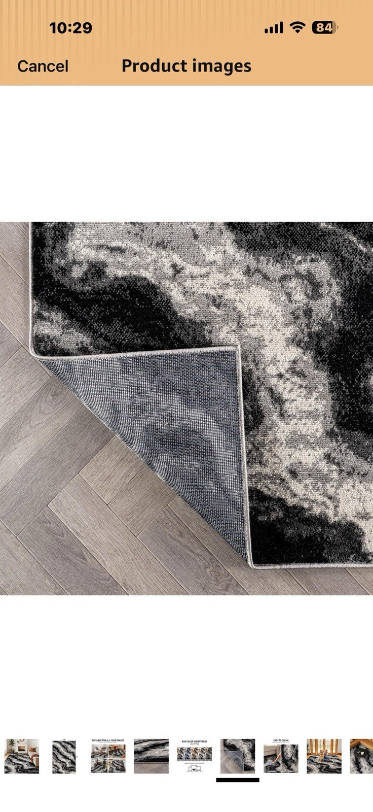 Rugshop Modern Contrast Indoor Area Rug for Living Room