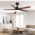 YITAHOME 52" Ceiling Fan with Lights & Remote, 3502 CFM, 3 CCT, 4