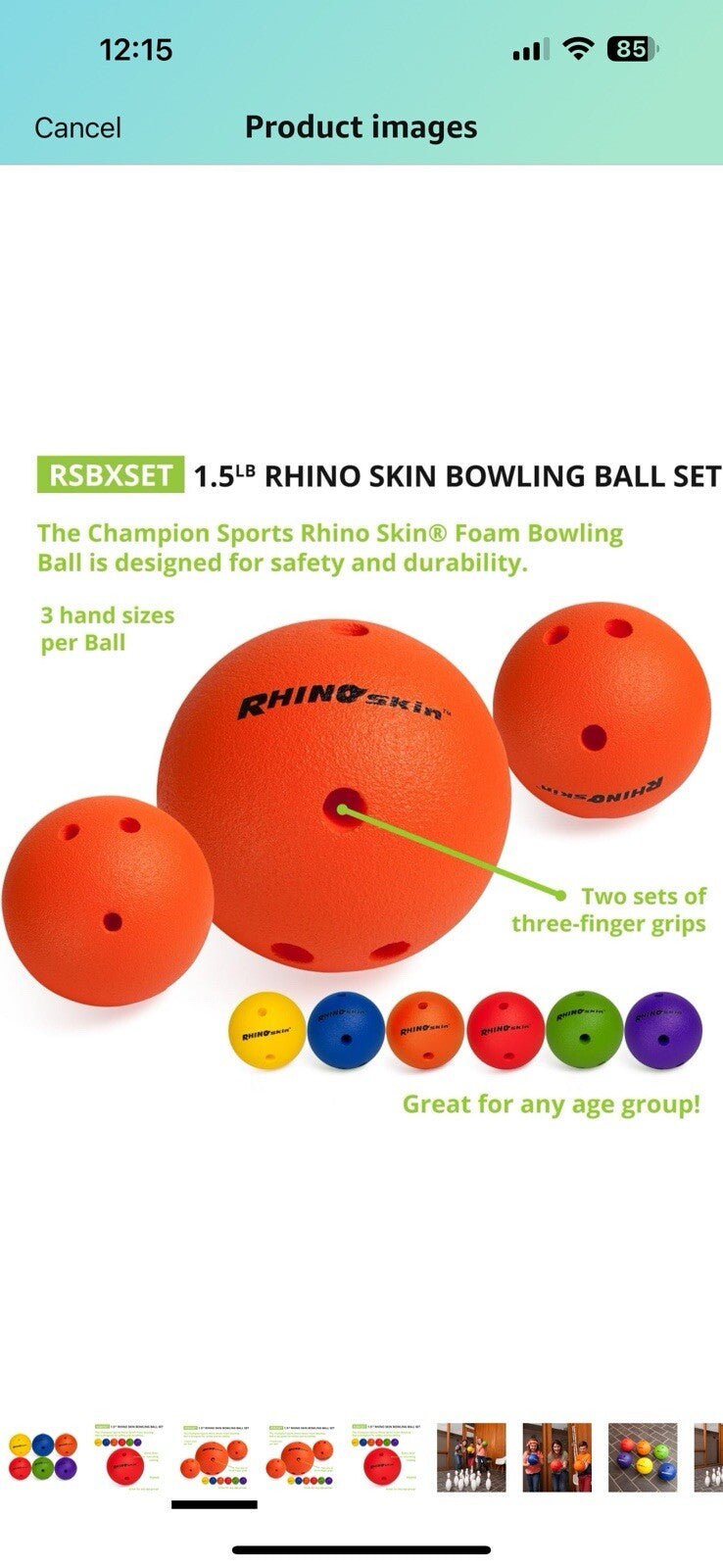 Champion SportsFoam Bowling Ball