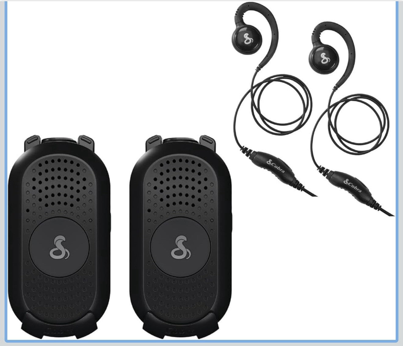 Cobra PX280 Compact Portable FRS Two-Way Radios - IP54 Certified