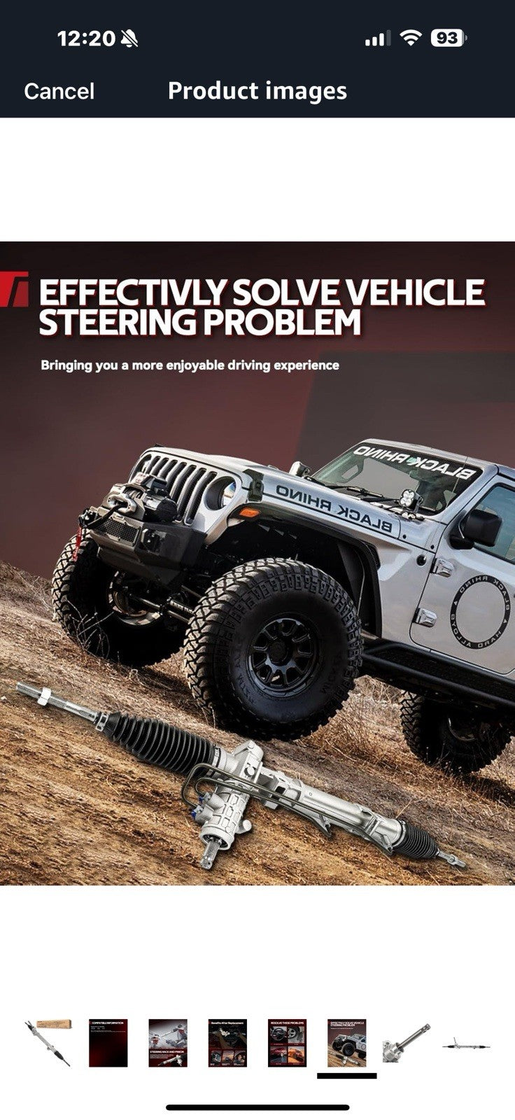 Torchbeam Electronic Power Steering Rack and Pinion Replacement for Hyundai 