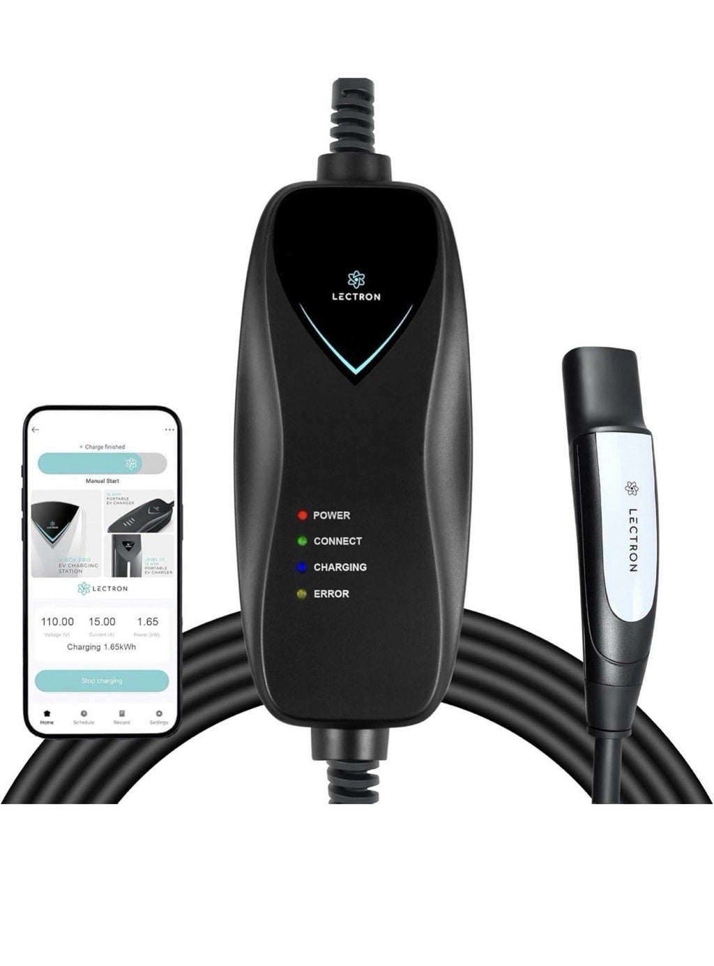 Lectron Level 1 Tesla Charger (WiFi Version) - 120V, 15 Amp, NEMA 5-15 Plug