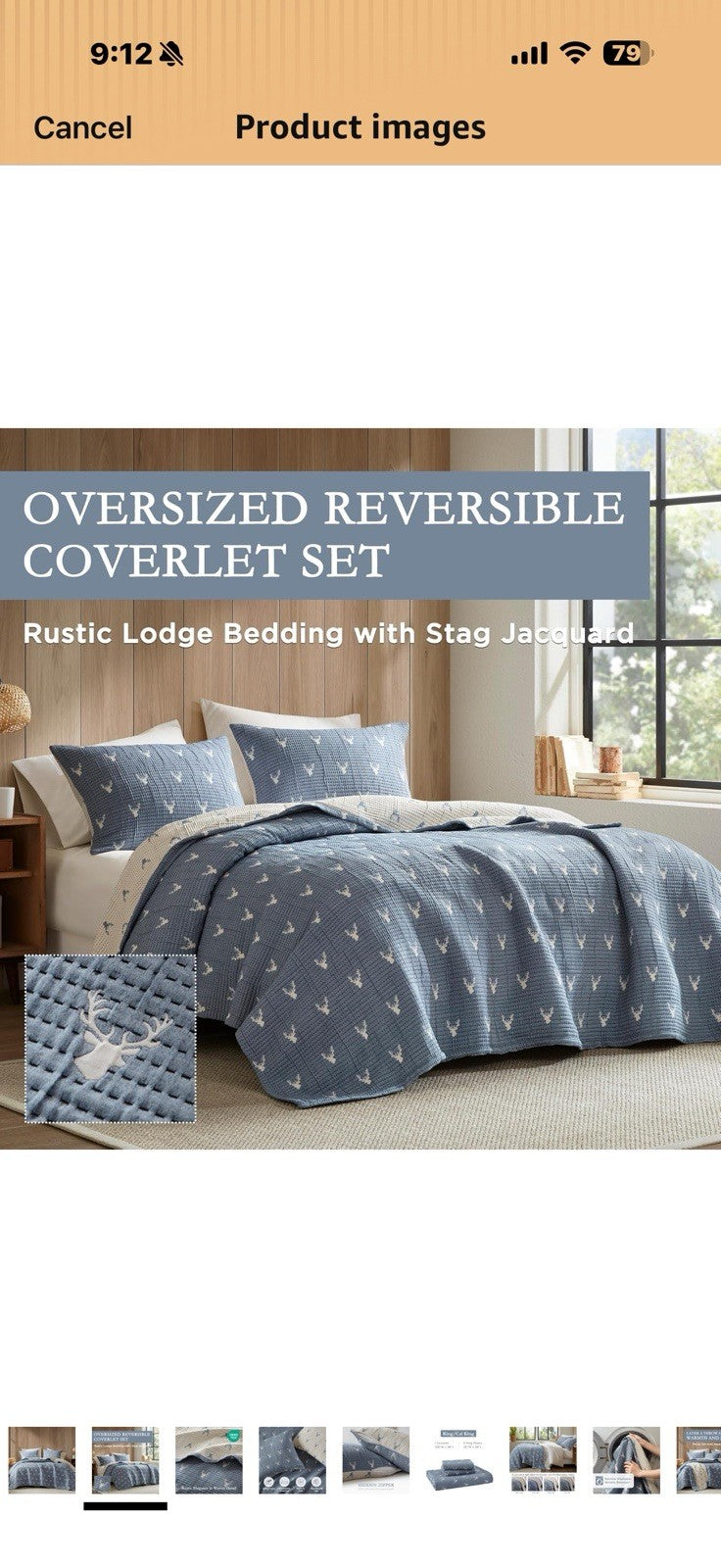 Woolrich Coverlet Set Rustic Lodge Design, 3 Piece Set All Season, 