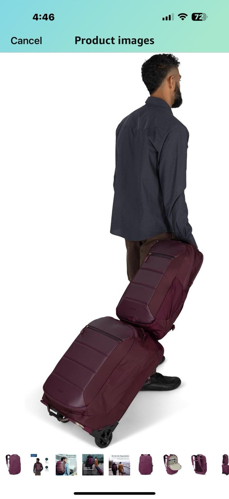Osprey Ozone Laptop Backpack, Moody Burgundy