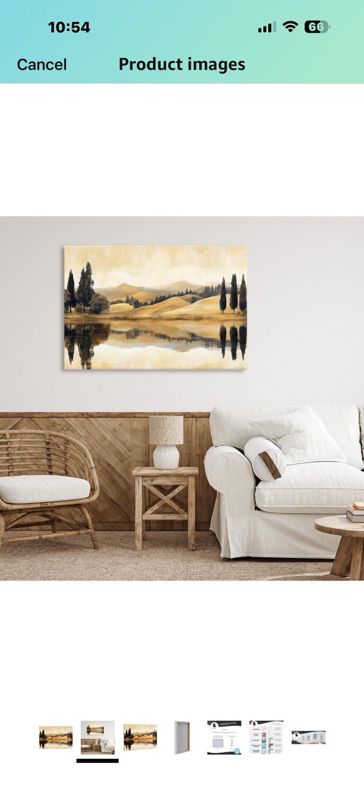 Stupell Industries Reflective Fields View Canvas Wall Art design by LSR 