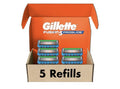 Gillette Fusion5 ProGlide Razor Refills for Men, 5 Razor Cartridges