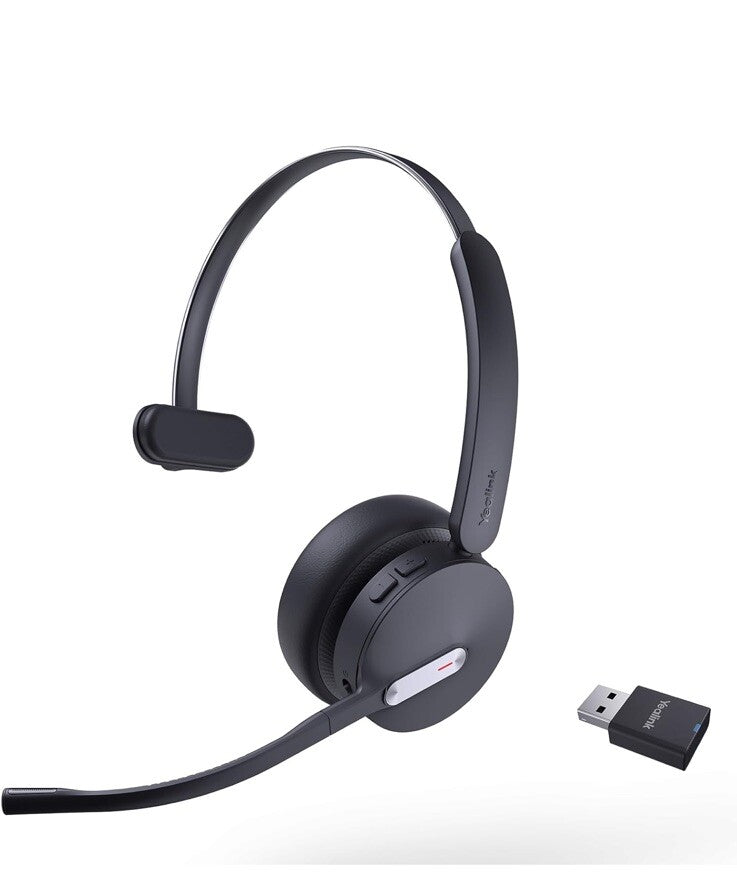 Yealink WH64 Hybrid with DECT Dongle, 492ft Range, 26 Talk Time Bluetooth