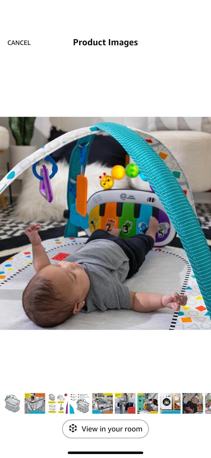 Baby Einstein Kick & Snooze 3-in-1 Foldable Playard