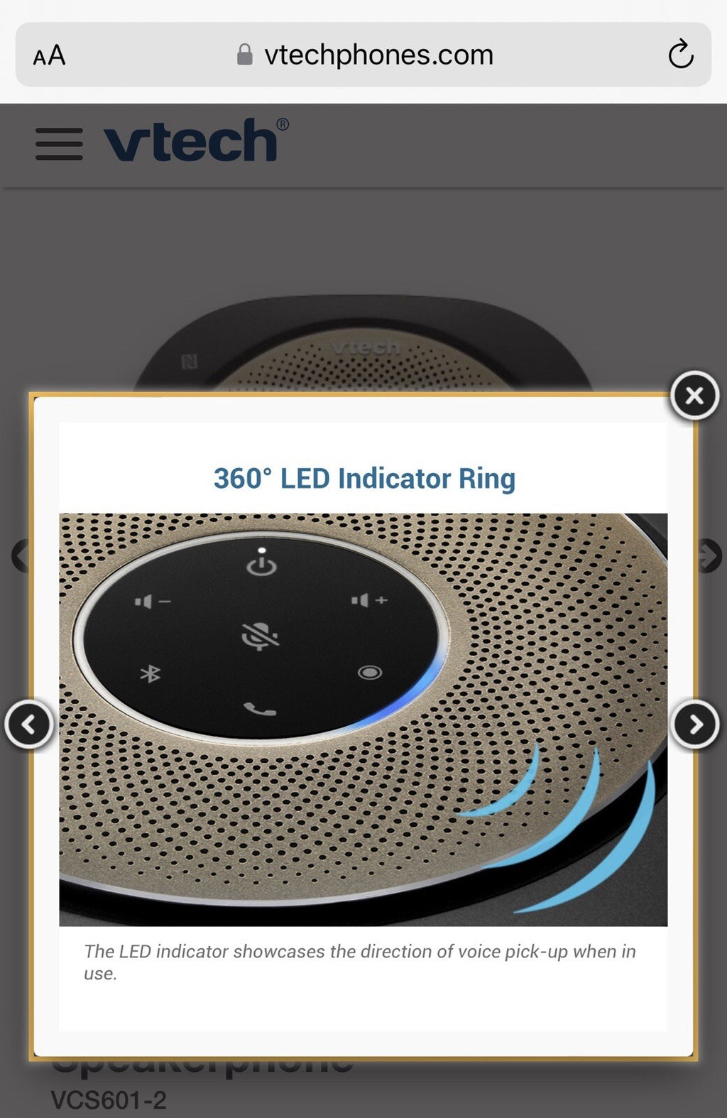 Smart Conference Speakerphone VCS601-2