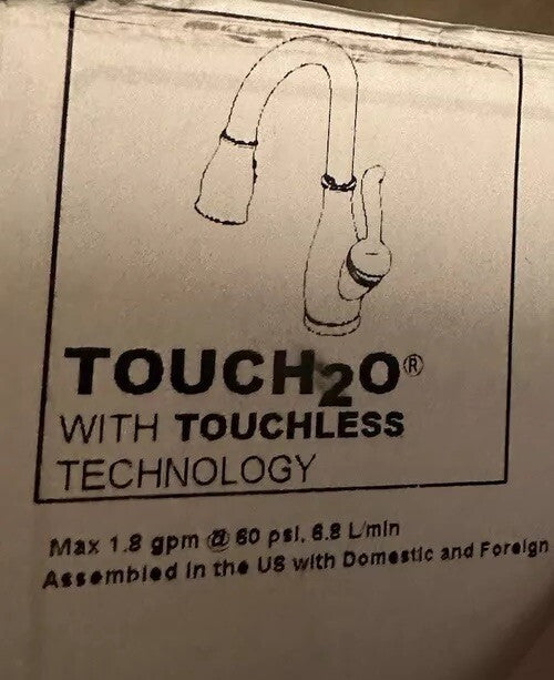 Delta Faucet Leland Touch Bar Faucet Chrome 9678TL-DST