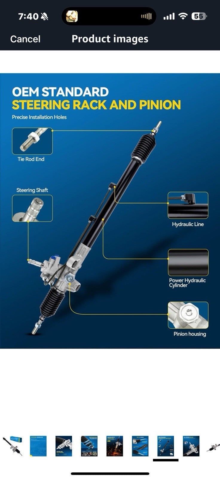 PHILTOP Hydraulic Power Rack and Pinion Assembly Replacement