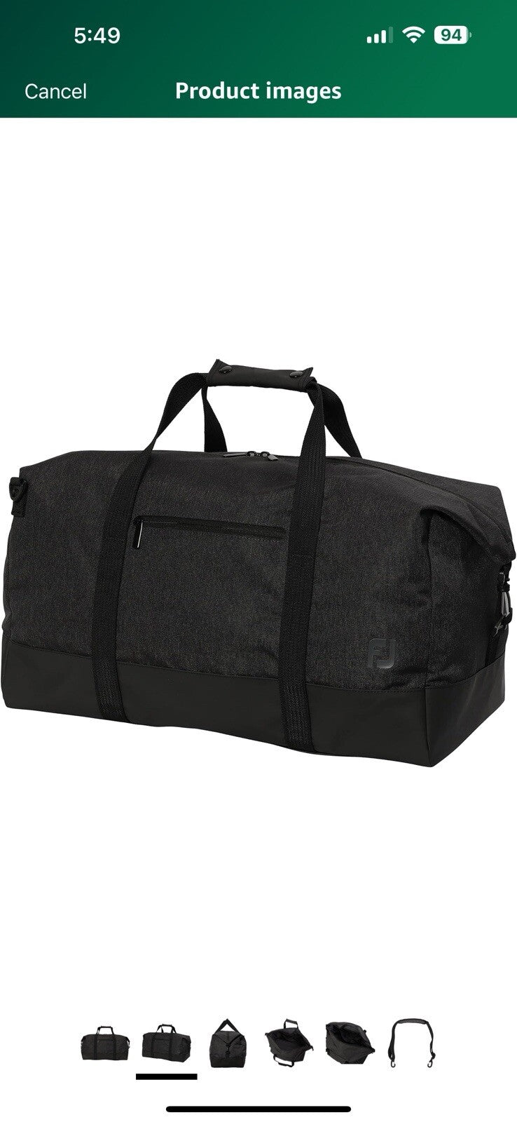 FootJoy Lightweight Travel Duffel Bag