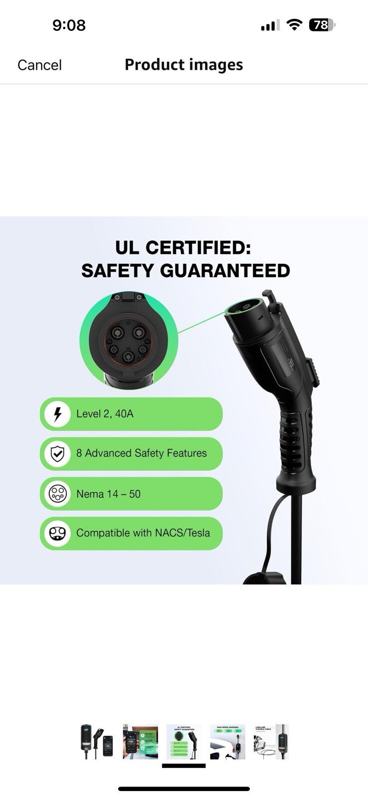 TYPE S TOURING ITEMS Types Level 2 EV Charger J1772 Charging Station,