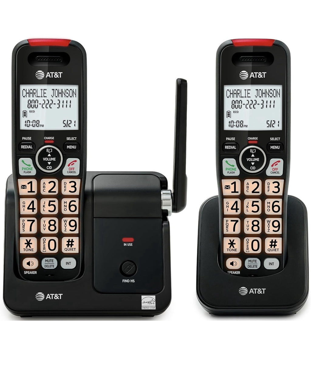AT&T EL2131-21 2-Handset DECT 6.0 Cordless Phone with Call Blocker