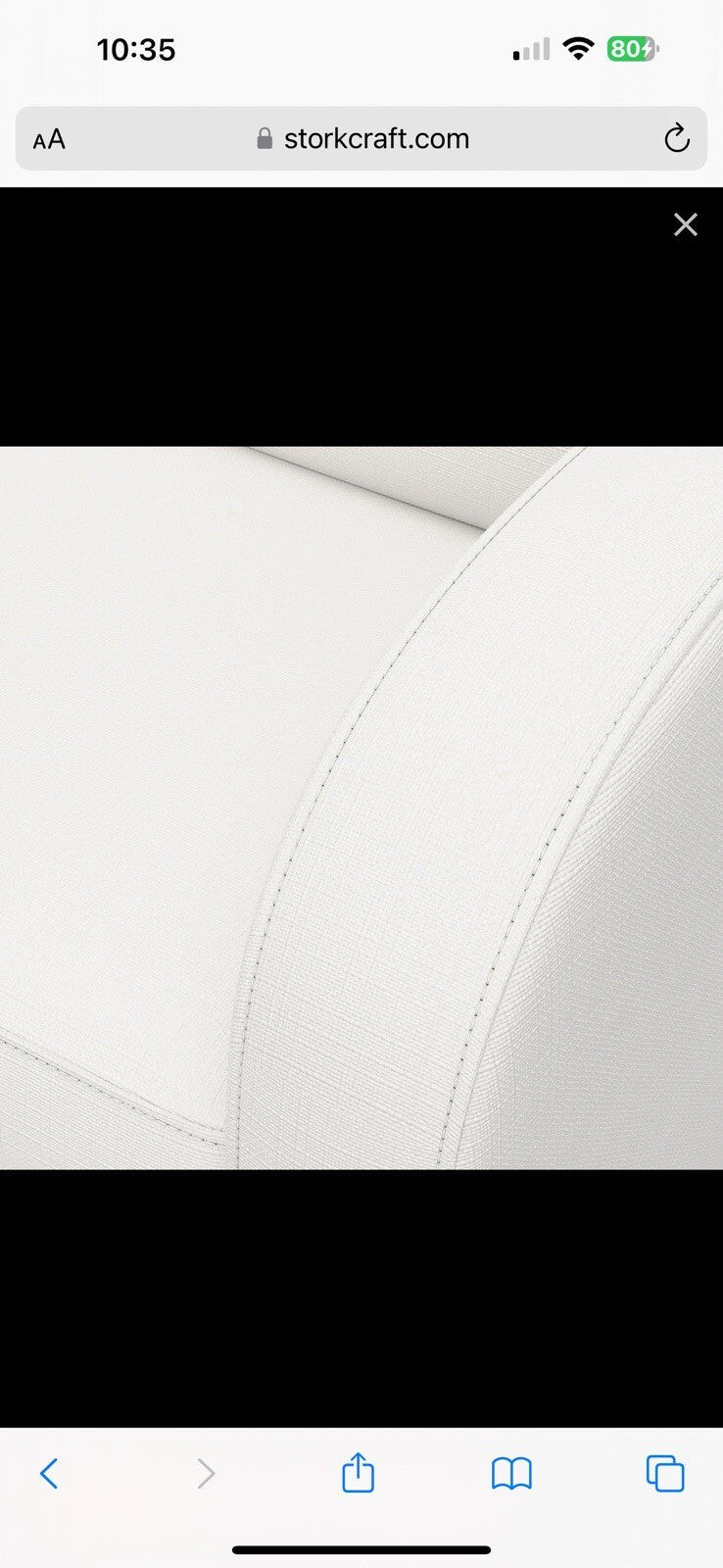 Storkcraft® Santa Monica® Power Recliner Swivel Glider