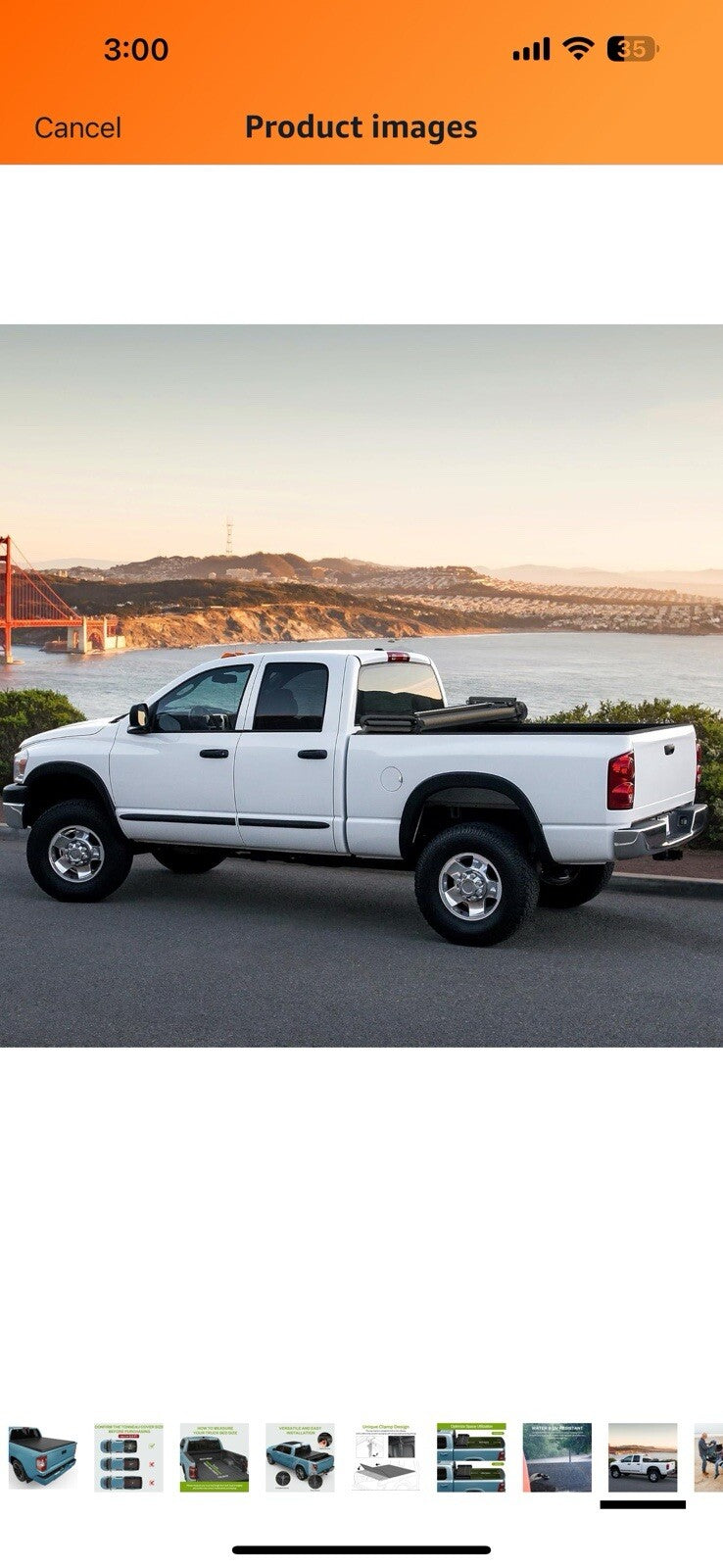 AUTOSAVER88 Soft Quad-fold Truck Bed Tonneau Cover Fits for Toyota