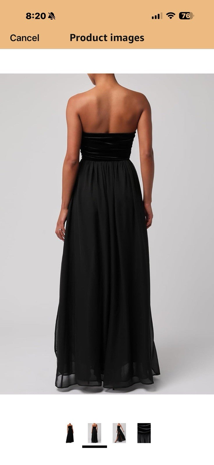 Lulus Womens Briar Velvet Strapless Dress