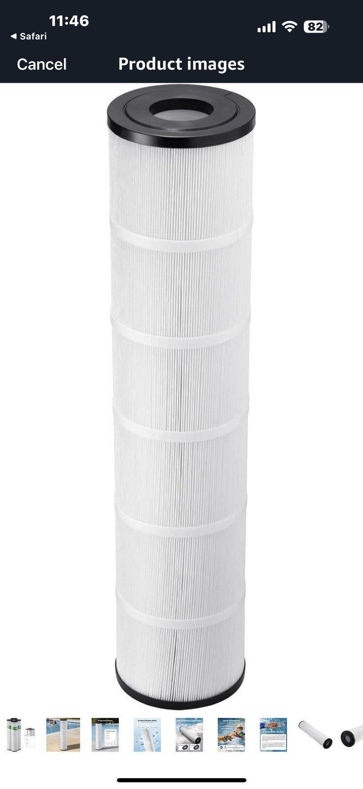 VEVOR PLFPCC130 Pool Filter Replaces Pentair CCP520, R173578,
