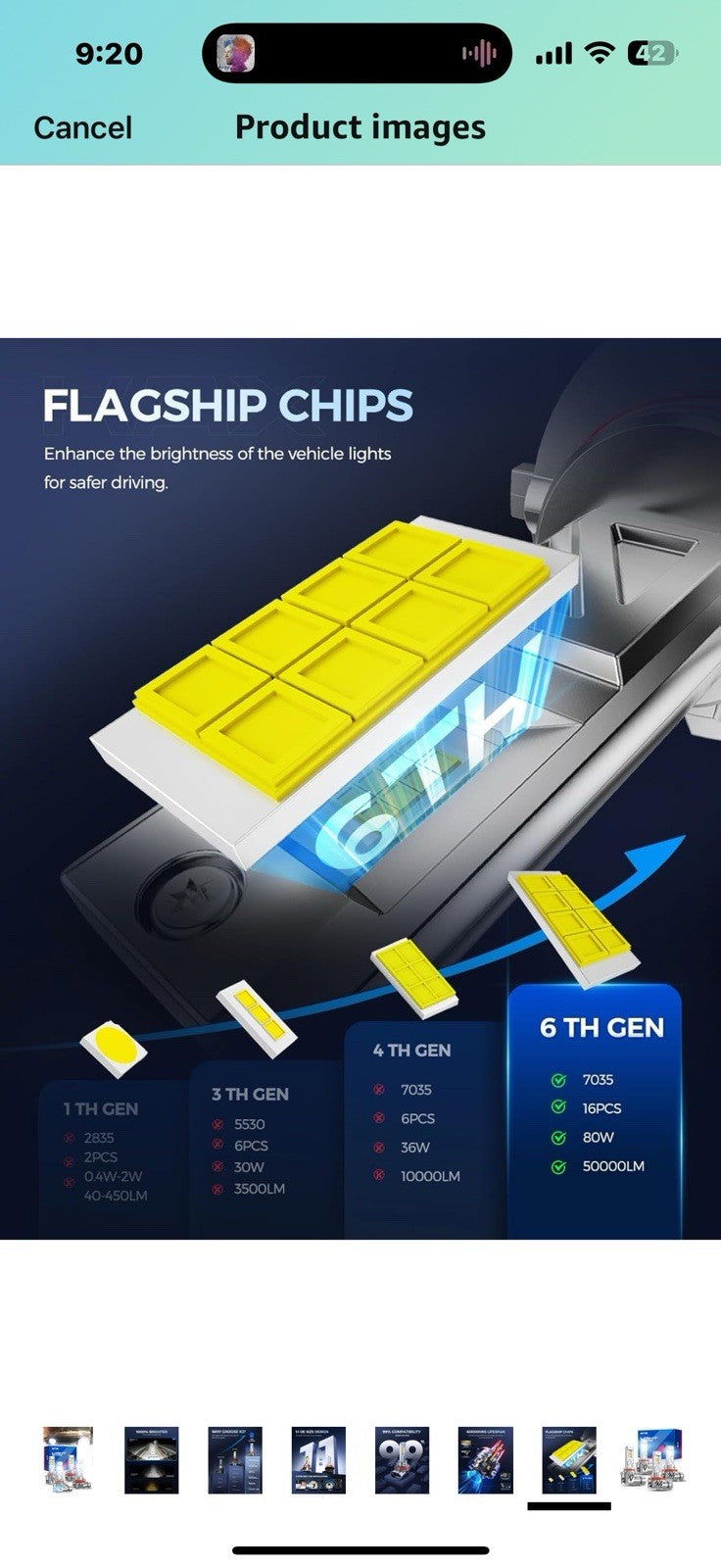 KAX 2025 10X Brightener 9005 H11 Led Bulbs Combo for Car Owners, 