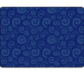 Flagship Swirl Tone on Tone Carpet for Children's Classroom and Bedroom 6-8.4