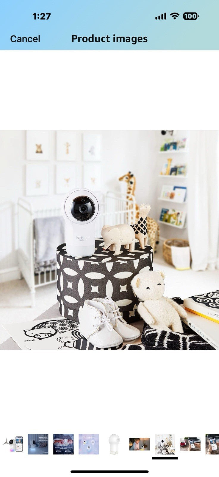 HUBBLE CONNECTED Nursery Pal Glow Deluxe Smart HD Baby Camera