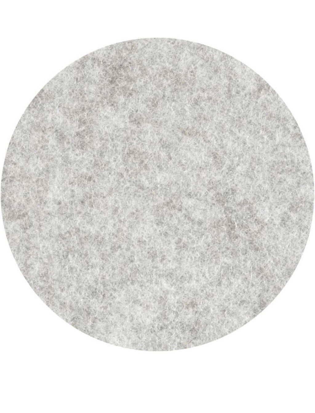 Fortessa Loft Felt Placemat, 13" Round Placemat (Set of 4), Cloud