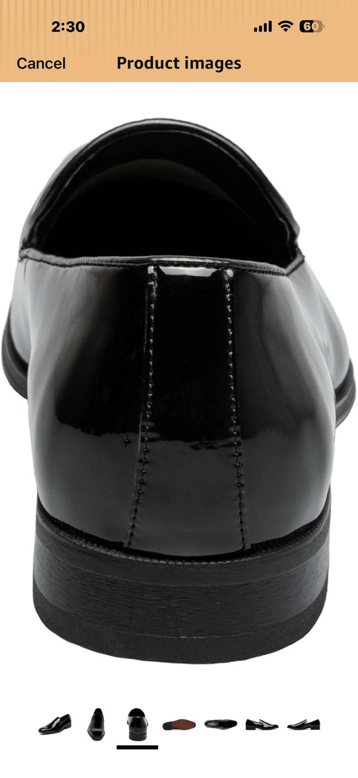 Florsheim Mens Alzano Plain Toe Slip on Size 11