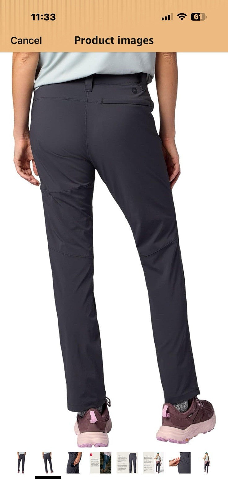 MARMOT Women's Women's Trailway Pant Size 6