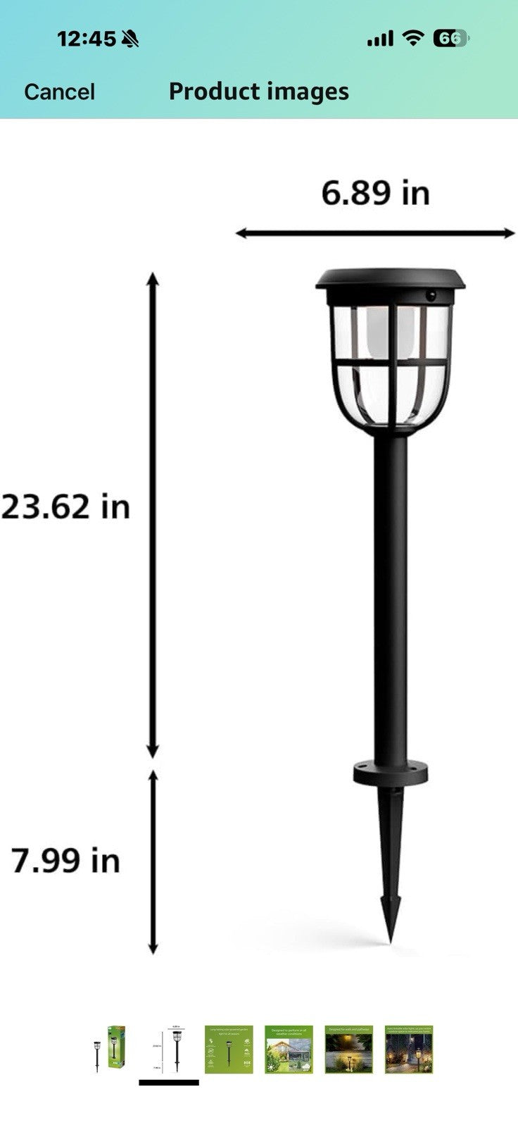 Philips Solar LED 1-Pack Ultra-Efficient Pathway Light - Radii, Automatically
