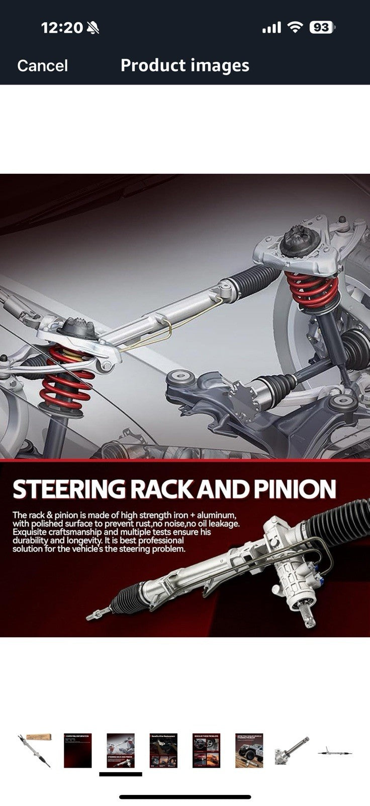 Torchbeam Electronic Power Steering Rack and Pinion Replacement for Hyundai 