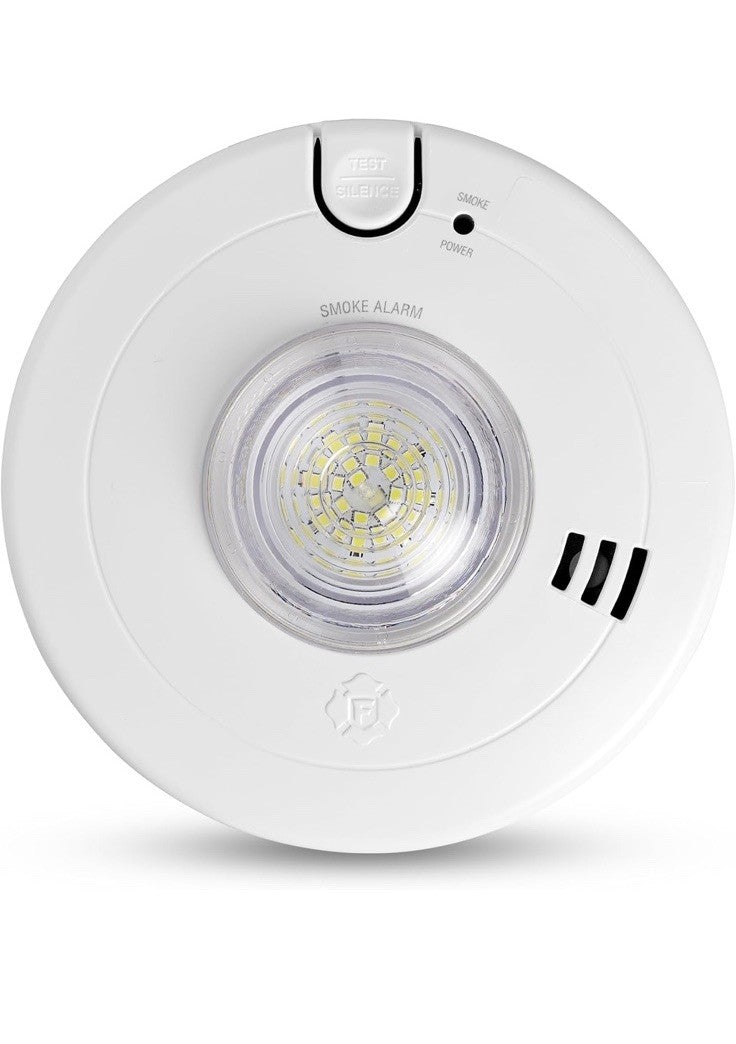 First Alert SM110LED-AC, Hardwire Smoke Alarm with LED Strobe & 10-Year 