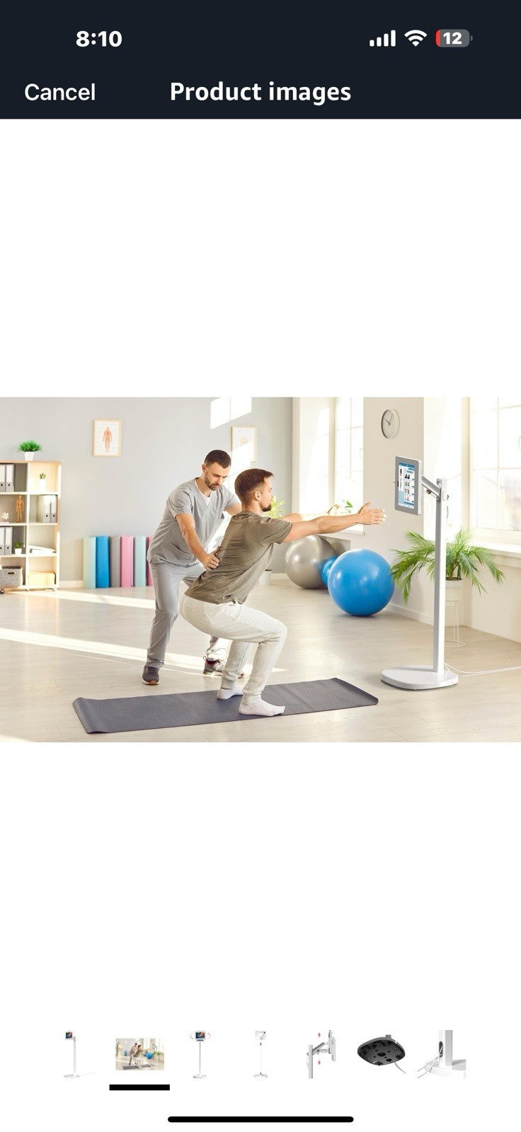 CTA Digital Healthcare Grade Floor Stand with Quick Release Enclosure 