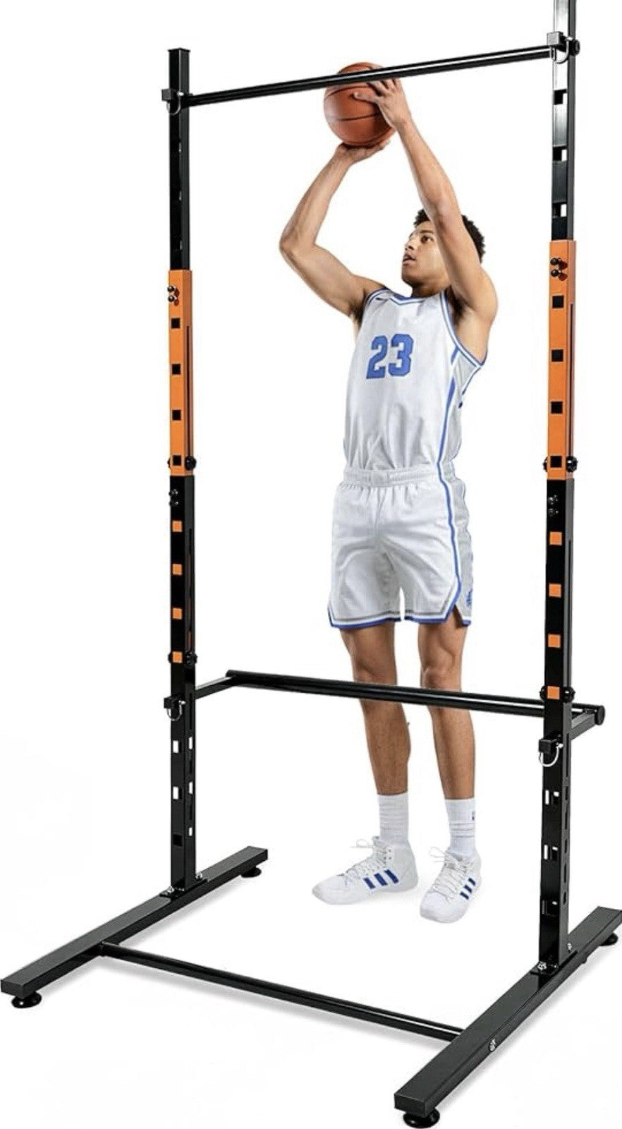 ACELETIQS Basketball Shooting Trainer with Adjustable Crossbar – Improve