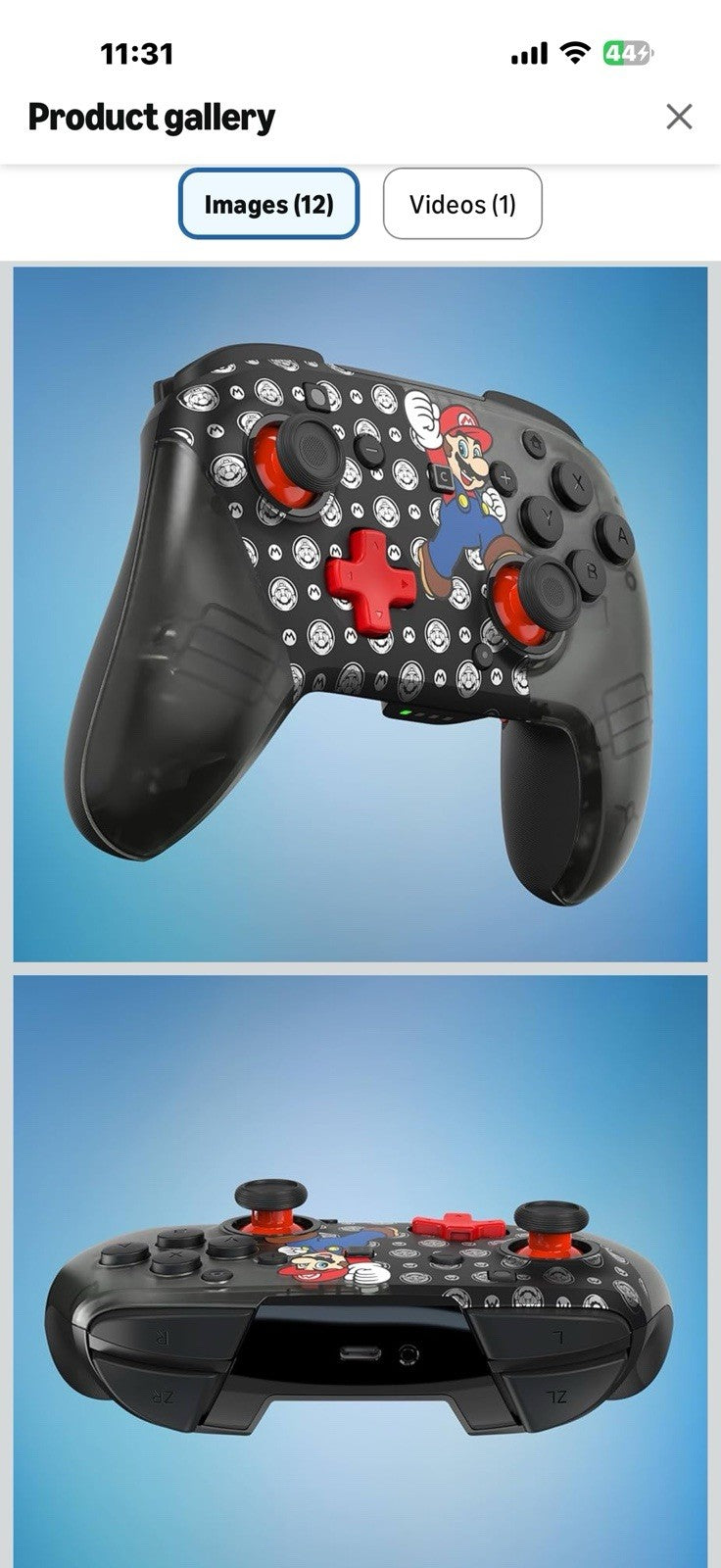 Turtle Beach Rematch Wireless Controller: Super Mario Jump - Officially