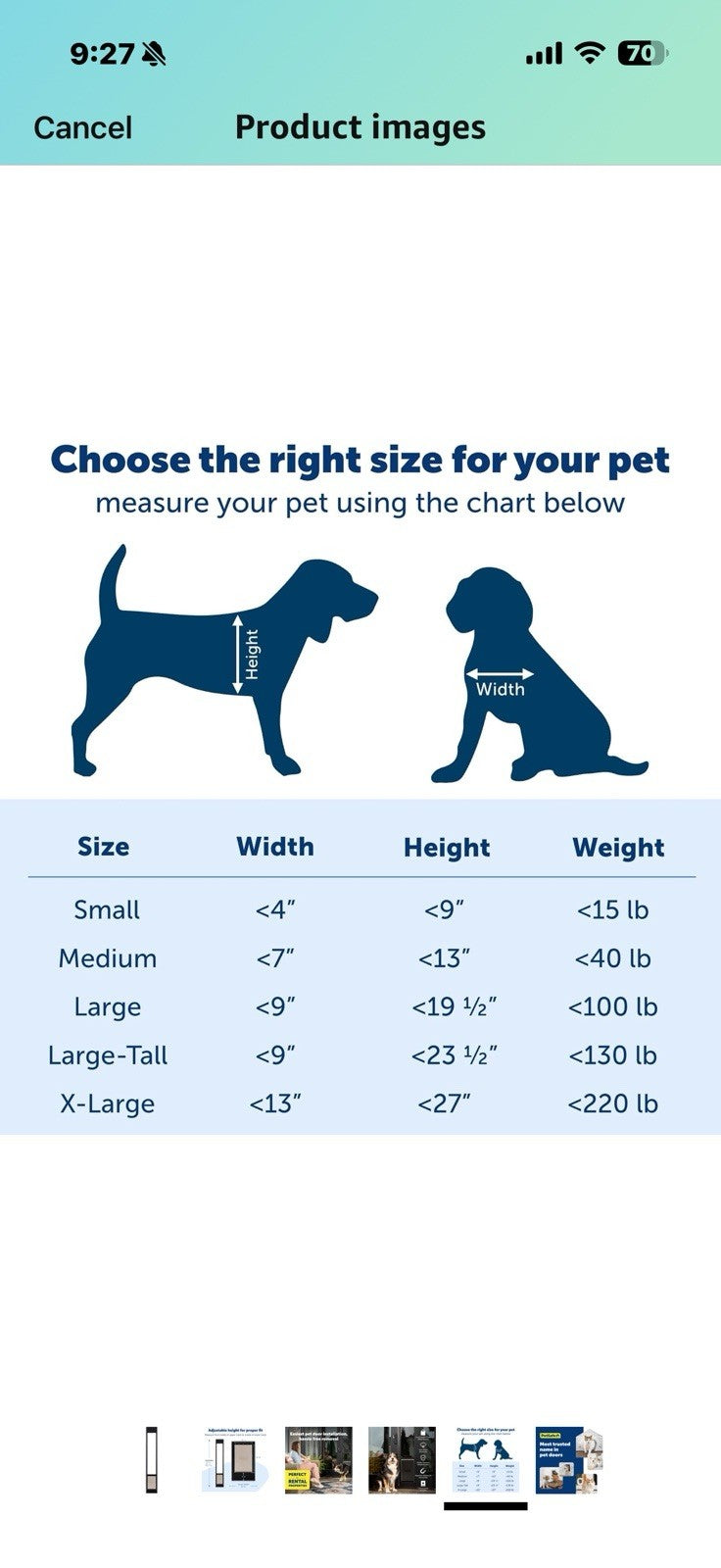PetSafe Sliding Glass Pet Door - No-Cut DIY Install Doggy Door for Renters