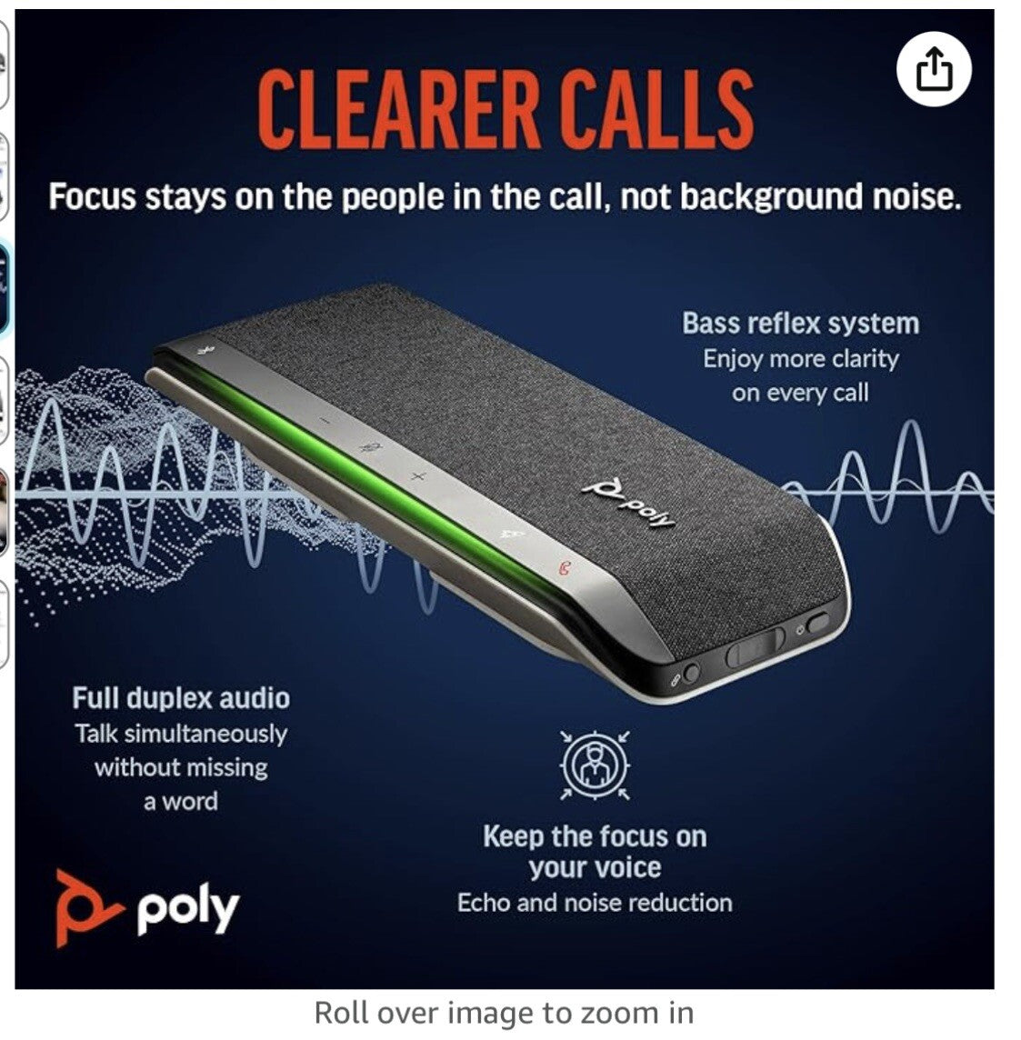 Poly Sync 40 Smart Speakerphone (Plantronics) 2023 Version, Standard