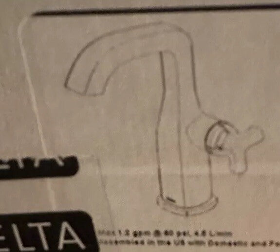 Delta Faucet Stryke Mid-Height Single Hole Bathroom Faucet Bronze 6766-CZ-PR-DST